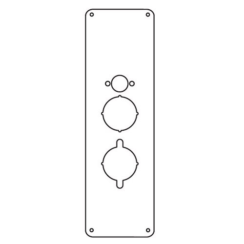 RP-27-630 Don Jo Remodeler Plate in Stainless Steel Finish
